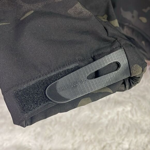 Free Soldier Tactical Waterproof Softshell Hooded Hiking Jacket Large Camo - Picture 9 of 16